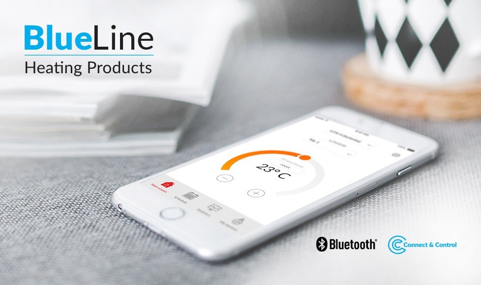 TERMA BlueLine - новые модели ТЭНов с Bluetooth управлением для полотенцесушителей и радиаторов